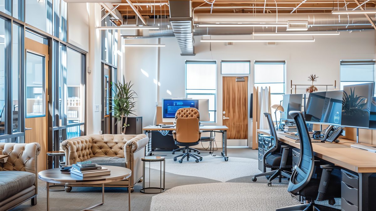 Modern AI Community World Office